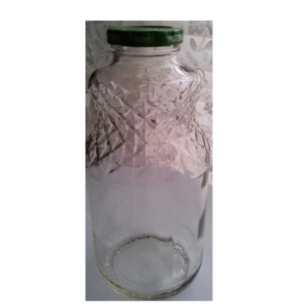 Clear Glass Jar with Lid